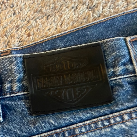 Harley-Davidson Blue Bootcut Jeans Classic Denim - Picture 3 of 8
